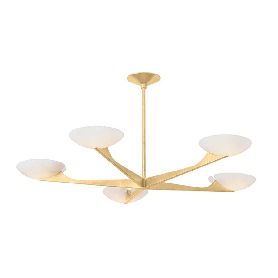 Corbett Lighting Malachite 5 Light 52" Wide Chandelier