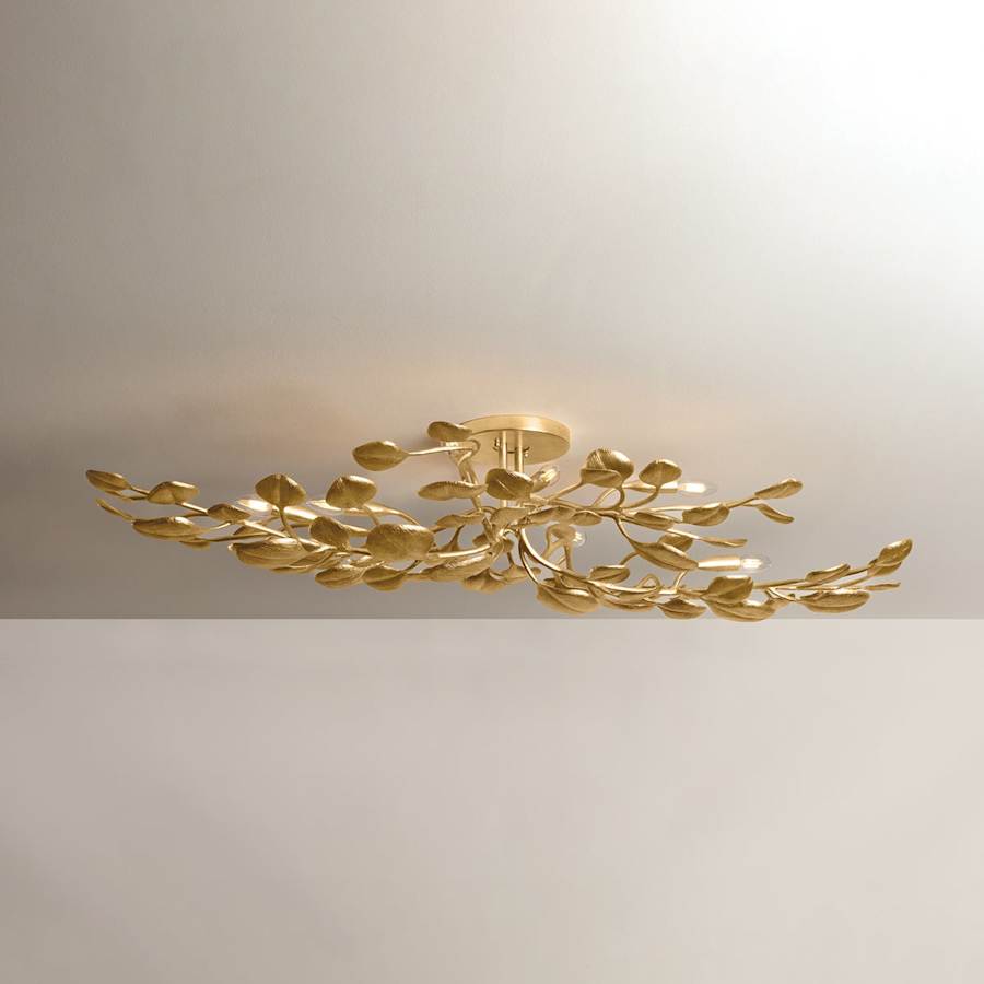 Corbett Lighting Menorca 8 Light 60" Wide Semi-Flush Ceiling Fixture