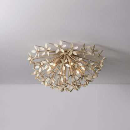 Corbett Lighting Corfu 6 Light 30" Wide Semi-Flush Ceiling Fixture