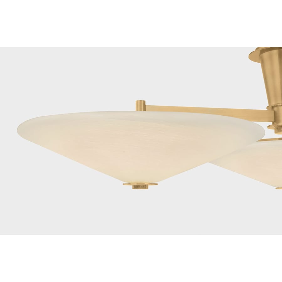 Corbett Lighting Cologne 45" Wide LED Semi-Flush Ceiling Fixture with Cloud Glass Shades