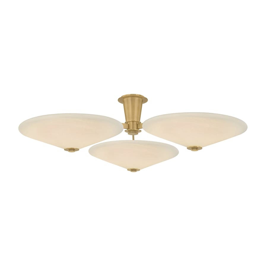 Corbett Lighting Cologne 45" Wide LED Semi-Flush Ceiling Fixture with Cloud Glass Shades