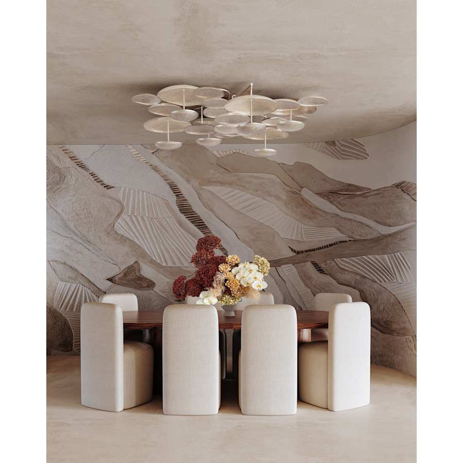 Corbett Lighting Fistral 59" Wide LED Semi-Flush Ceiling Fixture