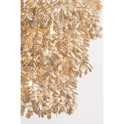 Corbett Lighting Naxos 18 Light 48" Wide Waterfall Chandelier with Hanging Coco Shells