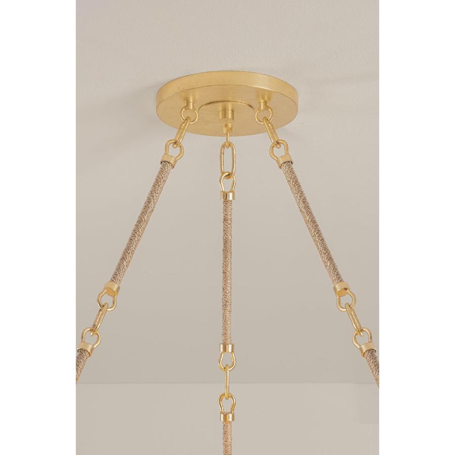 Corbett Lighting Naxos 18 Light 48" Wide Waterfall Chandelier with Hanging Coco Shells