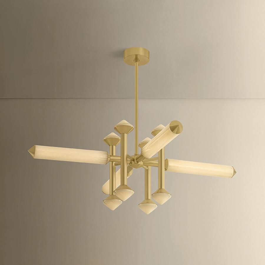 Corbett Lighting Hydra 12 Light 48" Wide Linear Chandelier