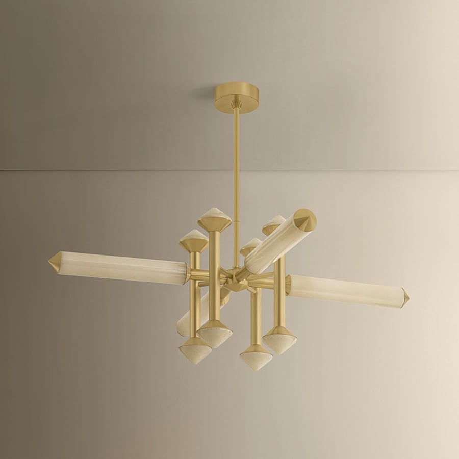 Corbett Lighting Hydra 12 Light 48" Wide Linear Chandelier