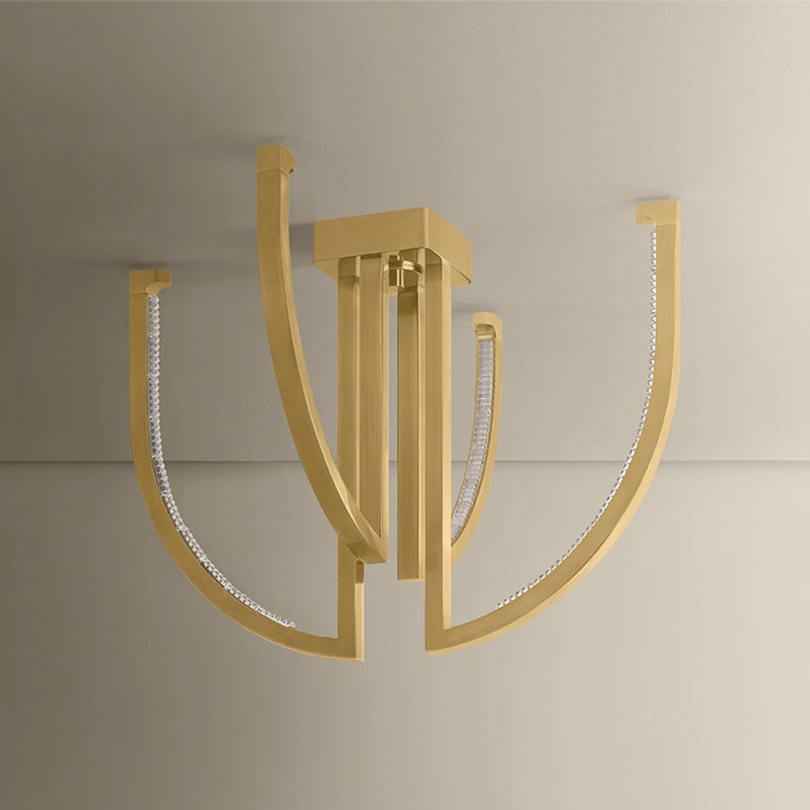Corbett Lighting Frankfurt 4 Light 25" Wide Abstract Chandelier