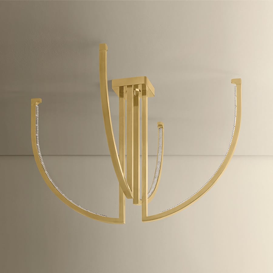 Corbett Lighting Frankfurt 4 Light 36" Wide Abstract Chandelier
