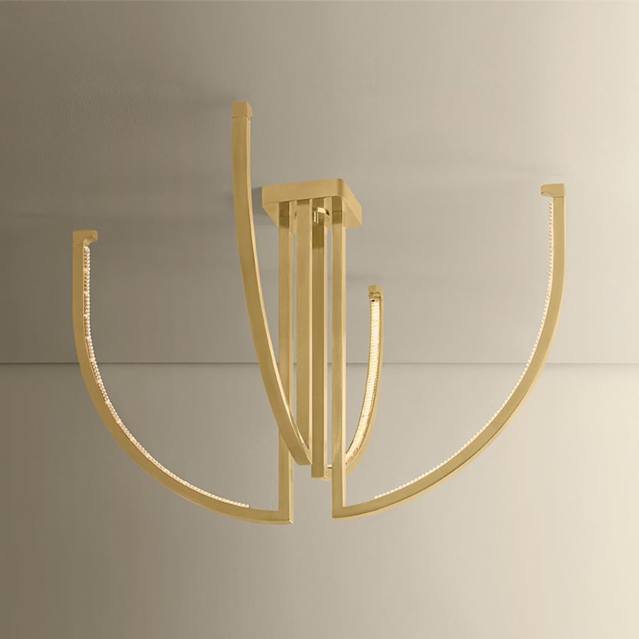 Corbett Lighting Frankfurt 4 Light 36" Wide Abstract Chandelier