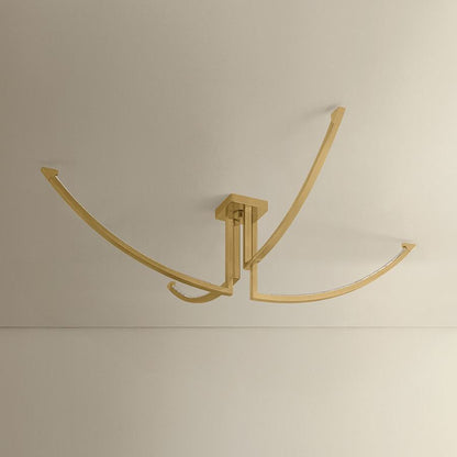 Corbett Lighting Frankfurt 4 Light 60" Wide Abstract Chandelier