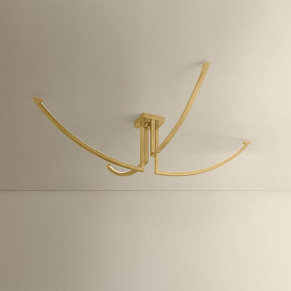 Corbett Lighting Frankfurt 4 Light 60" Wide Abstract Chandelier