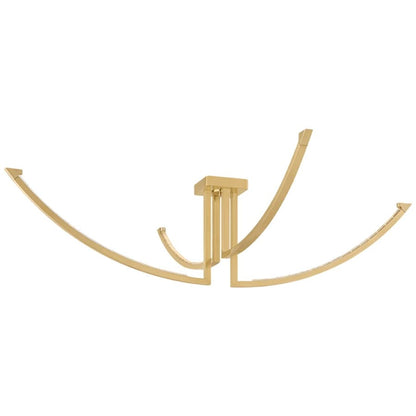Corbett Lighting Frankfurt 4 Light 60" Wide Abstract Chandelier