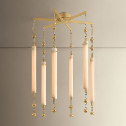 Corbett Lighting Parigi 6 Light 28" Wide Abstract Chandelier