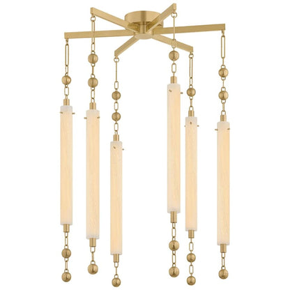 Corbett Lighting Parigi 6 Light 28" Wide Abstract Chandelier