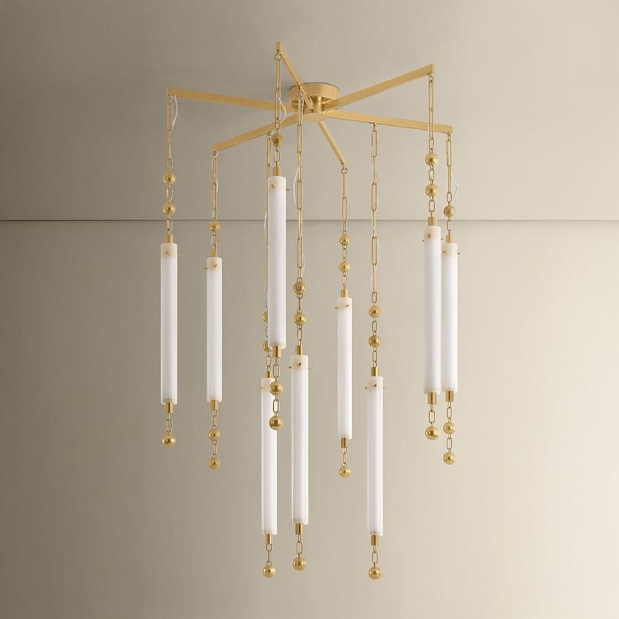 Corbett Lighting Parigi 9 Light 40" Wide Abstract Chandelier