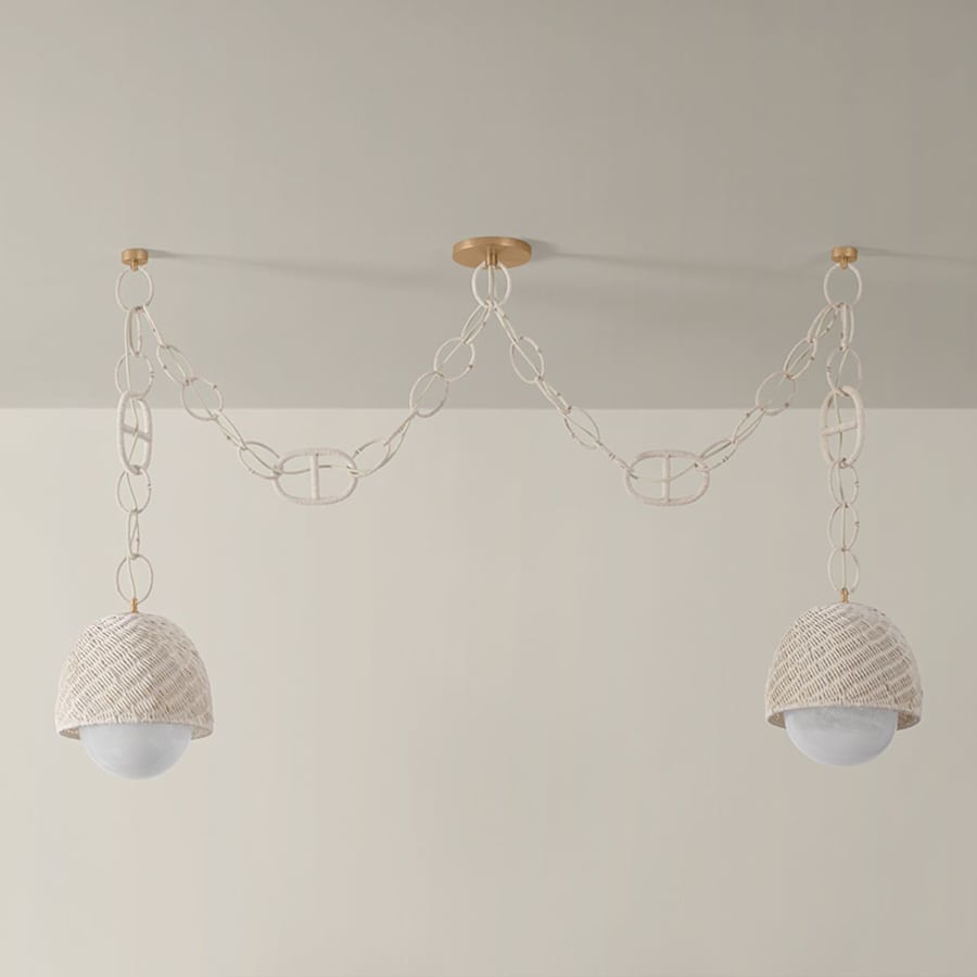 Corbett Lighting Piasu 2 Light 13" Wide Globe Chandelier