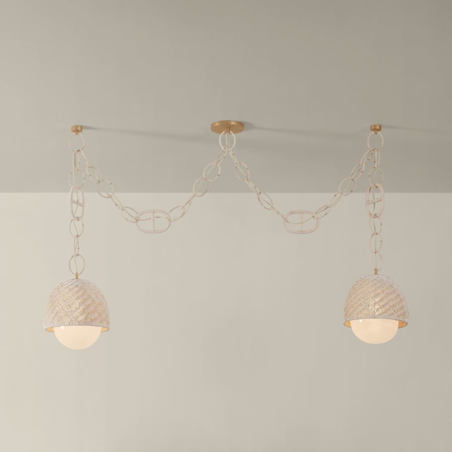Corbett Lighting Piasu 2 Light 13" Wide Globe Chandelier