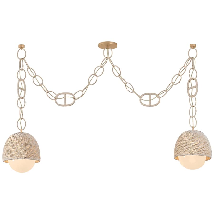 Corbett Lighting Piasu 2 Light 13" Wide Globe Chandelier