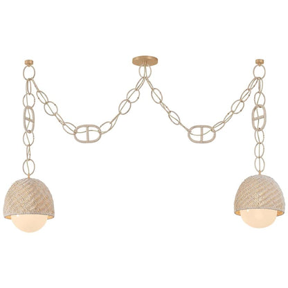 Corbett Lighting Piasu 2 Light 13" Wide Globe Chandelier