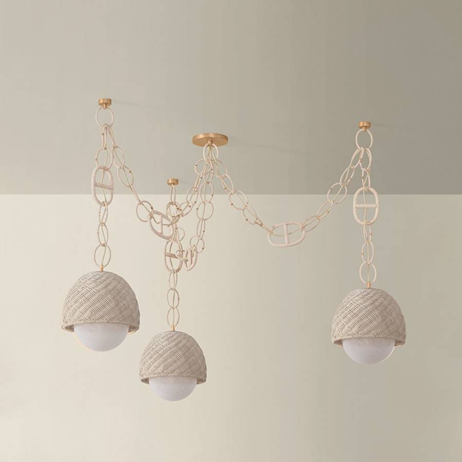Corbett Lighting Piasu 3 Light 13" Wide Globe Chandelier
