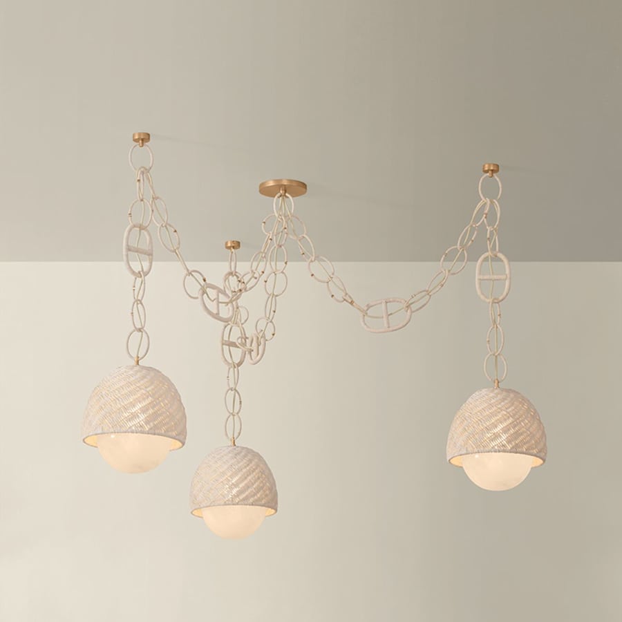 Corbett Lighting Piasu 3 Light 13" Wide Globe Chandelier