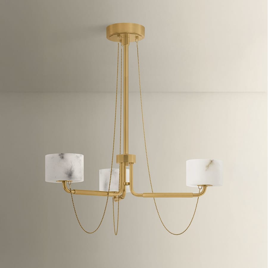 Corbett Lighting Bunda 3 Light 31" Wide Candle Style Chandelier