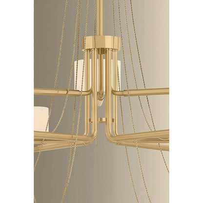 Corbett Lighting Bunda 9 Light 47" Wide Candle Style Chandelier