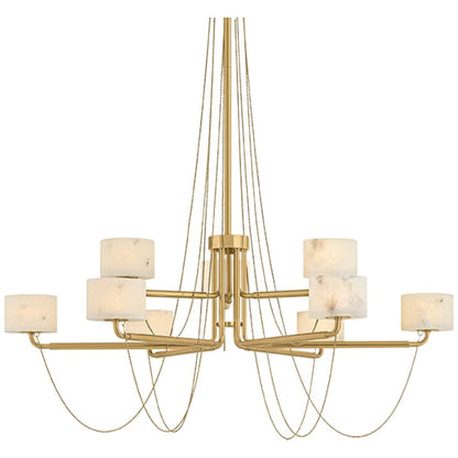 Corbett Lighting Bunda 9 Light 47" Wide Candle Style Chandelier