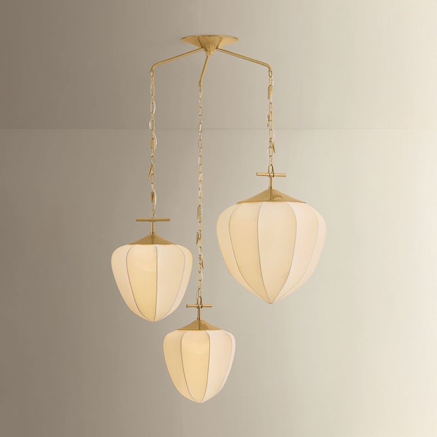 Corbett Lighting Hoshi 3 Light 44" Wide Lantern Chandelier