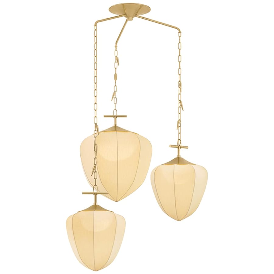 Corbett Lighting Hoshi 3 Light 44" Wide Lantern Chandelier