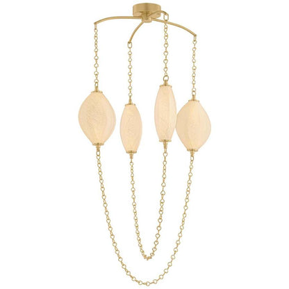 Corbett Lighting Positano 4 Light 30" Wide Abstract Chandelier
