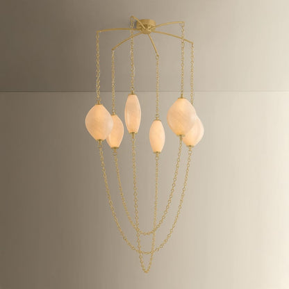 Corbett Lighting Positano 6 Light 39" Wide Abstract Chandelier