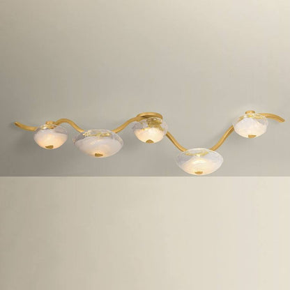 Corbett Lighting Kune 5 Light 23" Wide Linear Chandelier