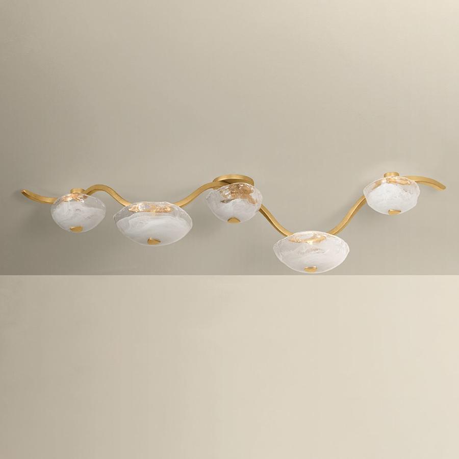Corbett Lighting Kune 5 Light 23" Wide Linear Chandelier