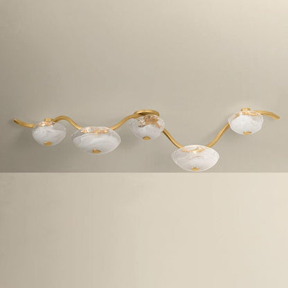 Corbett Lighting Kune 5 Light 23" Wide Linear Chandelier