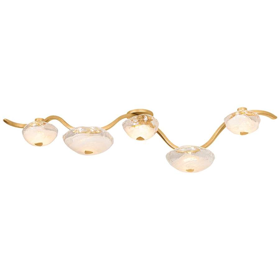 Corbett Lighting Kune 5 Light 23" Wide Linear Chandelier