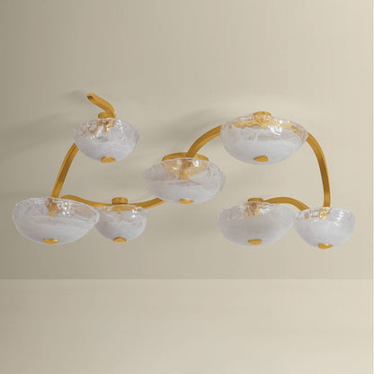 Corbett Lighting Kune 7 Light 50" Wide Linear Chandelier