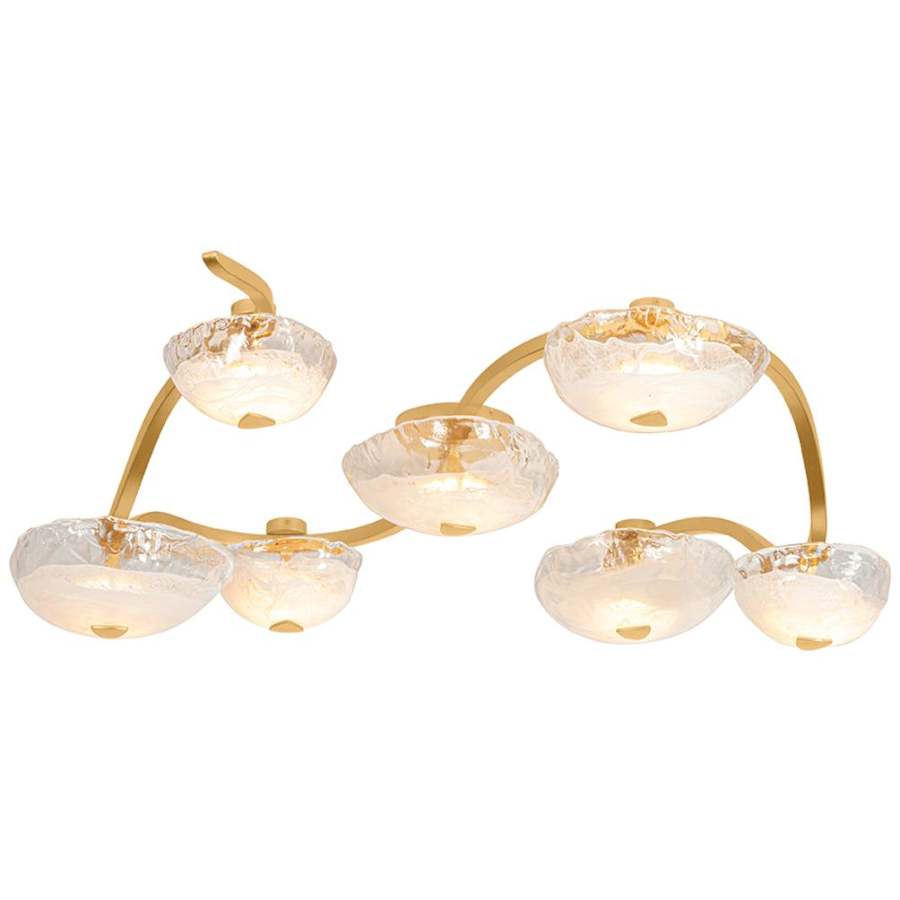 Corbett Lighting Kune 7 Light 50" Wide Linear Chandelier