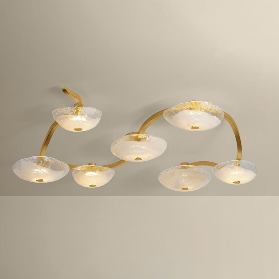 Corbett Lighting Kune 7 Light 69" Wide Linear Chandelier