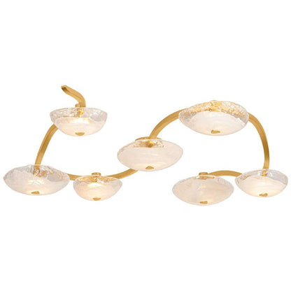 Corbett Lighting Kune 7 Light 69" Wide Linear Chandelier