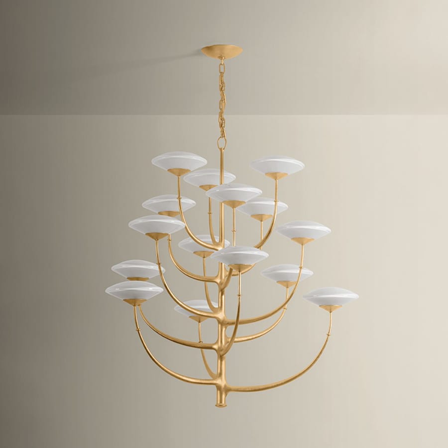 Corbett Lighting Pluro 15 Light 46" Wide Chandelier