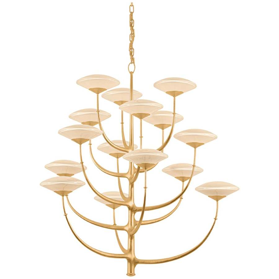 Corbett Lighting Pluro 15 Light 46" Wide Chandelier