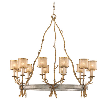 Corbett Lighting Parc Royale 12 Light 41" Wide Chandelier with Glass Shades