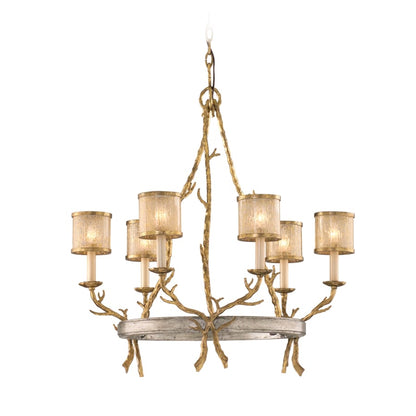 Corbett Lighting Parc Royale 6 Light 29" Wide Chandelier with Glass Shades