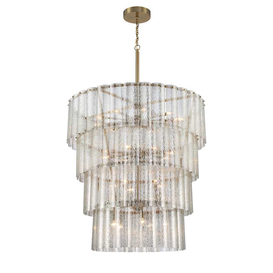 Craftmade Museo 28 Light 48" Wide Waterfall Chandelier