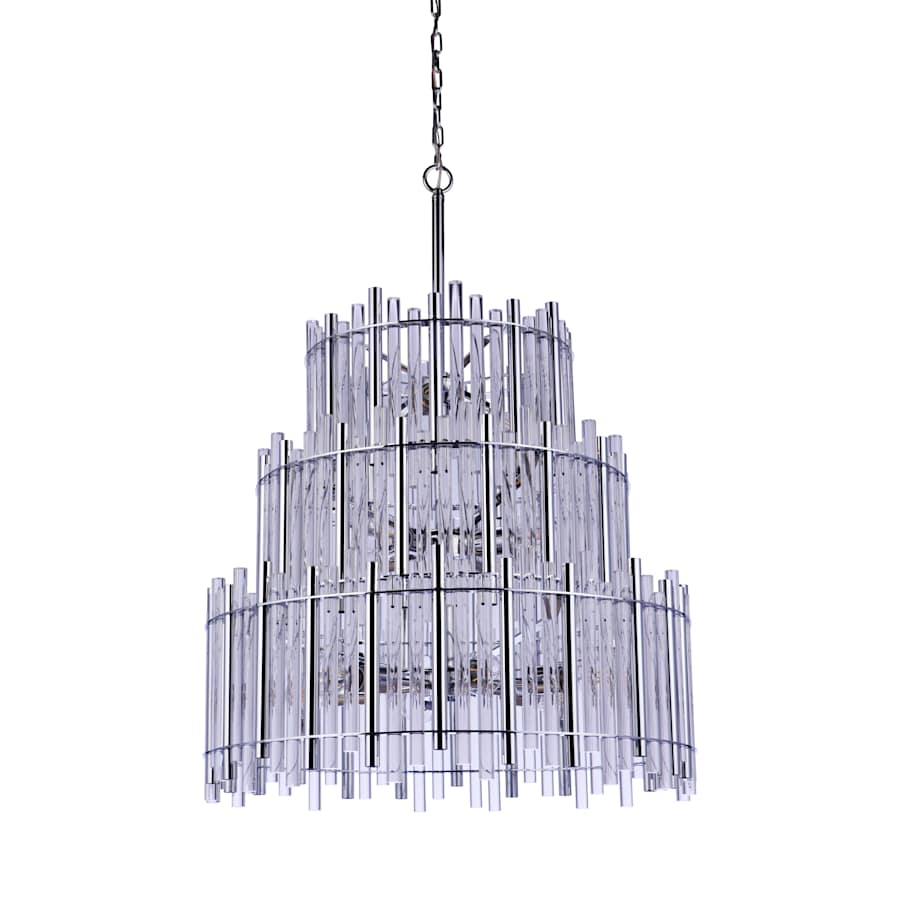 Craftmade Reveal 13 Light 28" Wide Waterfall Chandelier