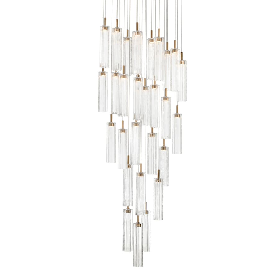 Crystorama Lighting Group Addis 26" Wide Multi Light Pendant with Clear Glass Shades