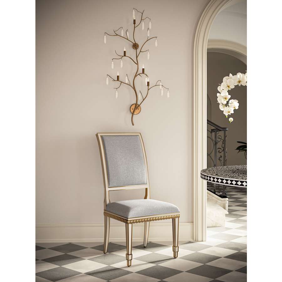 Currey and Company Forest 5 Light 56" Tall Wall Sconce