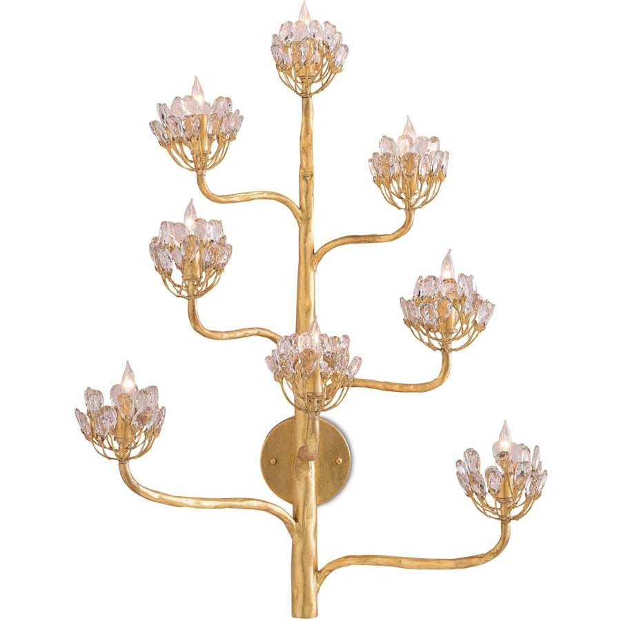 Currey and Company Agave Americana 8 Light 32" Tall Wall Sconce