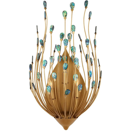 Currey and Company Delphos 3 Light 25" Tall Wall Sconce